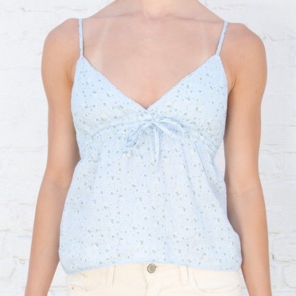 edith floral top brandy melville